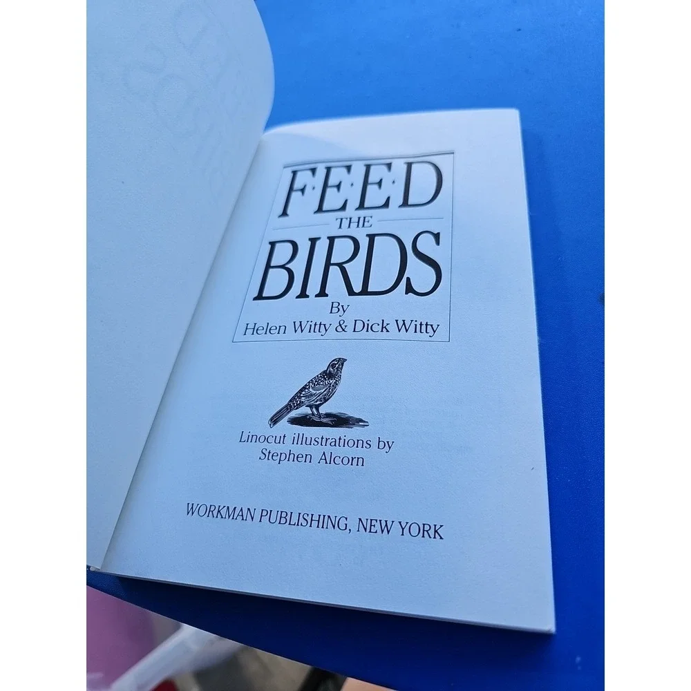 LOT 94 - Feed The Birds by Helen Witty & Dick Witty - pb book - birdwatching